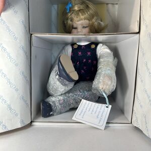 Quiet Time Porcelain Doll by Donald Zolan Hamilton 1992 COA Original Box